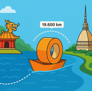 nastro adesivo dalla Cina a Torino