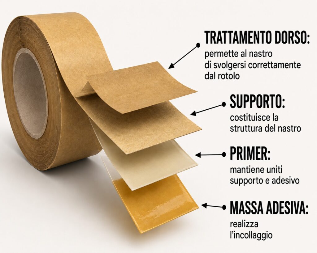 Componenti del nastro adesivo: perché la colla non è tutto